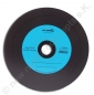 Preview: CD-R 700 MB Carbon in Vinyloptik, Label: farbig