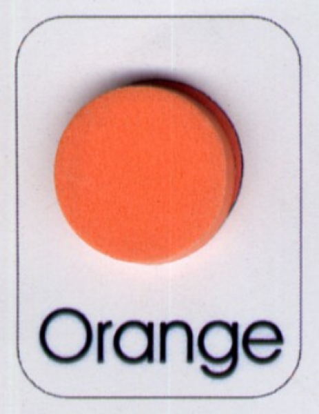 foam clip orange